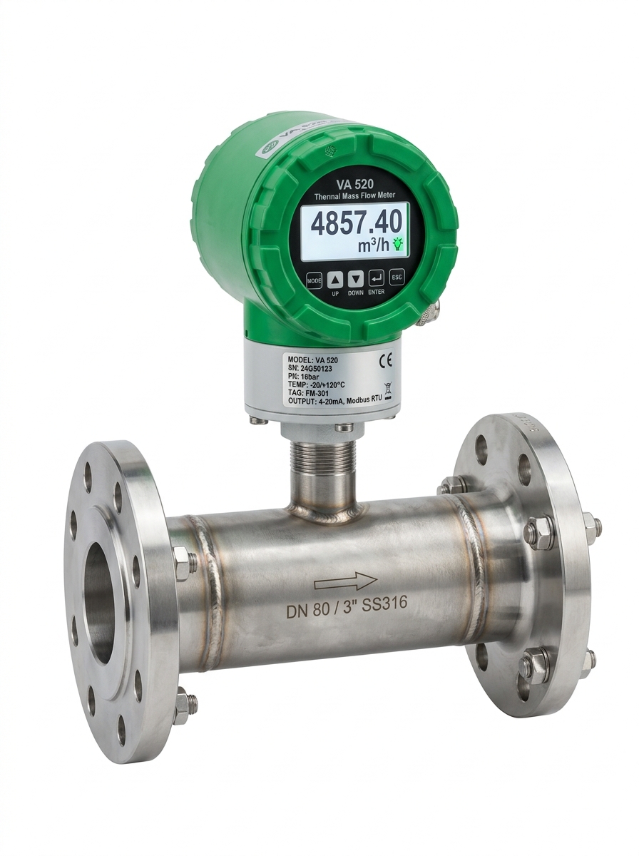 VA 520 – Thermal mass flow meter for flow measurement